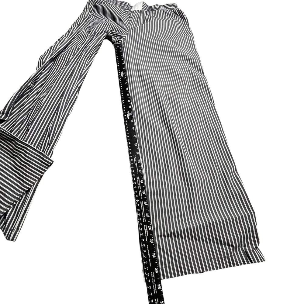 Lioness Navy Blue White Striped Elastic Waist Pajama Pants Small - Picture 8 of 11
